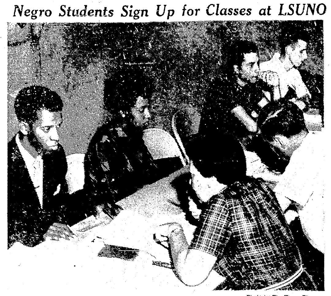Recollections from 'The 55' on Segregation and Harassment at UNO