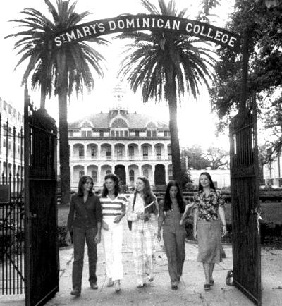 Saint Mary's Dominican College, main entry way, St. Charles Avenue