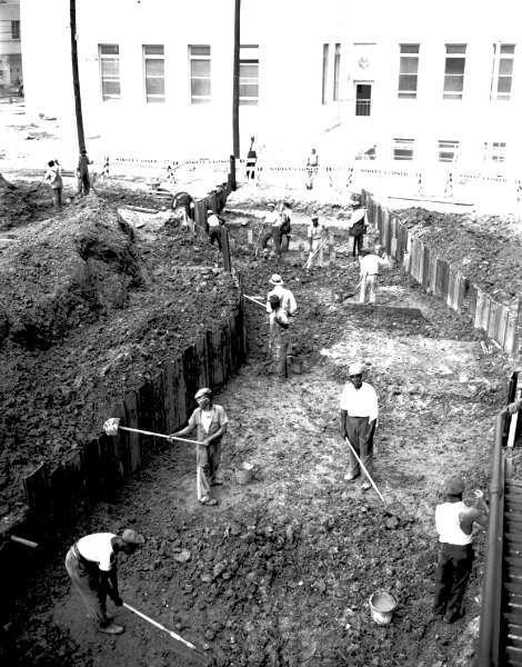 Tunnel and Foundation of the New Charity Hospital