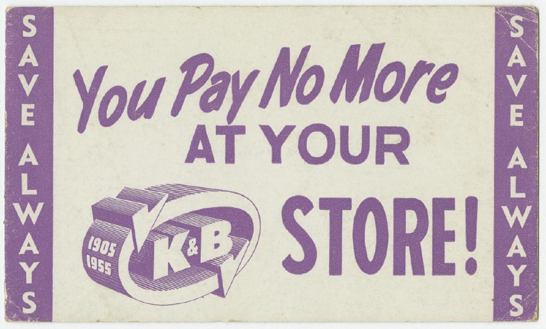 K&B Advertising Materials