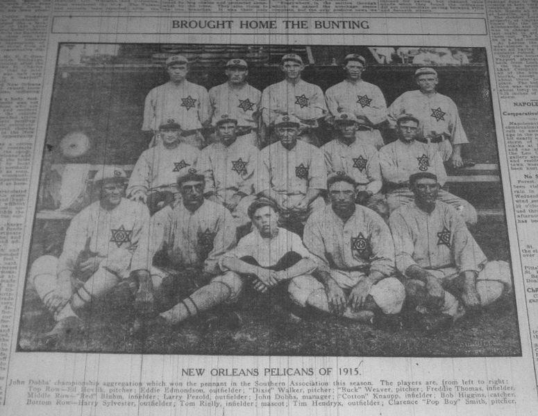 New Orleans Pelicans baseball team, 1915