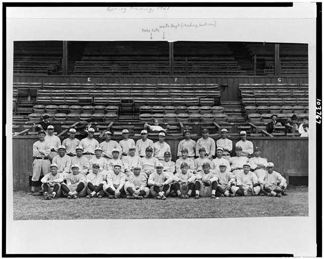 Yankee Spring Training In New Orleans. 1921