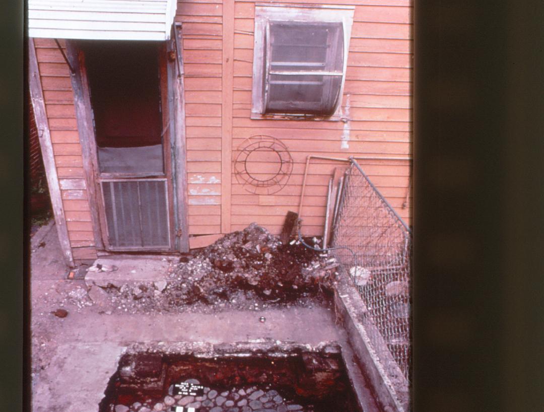 Excavation Unit Behind House