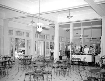 The original interior of the Casino Building.