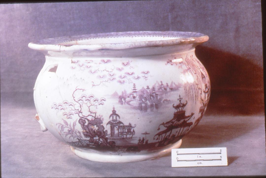 Chamber Pot from Excavated Context