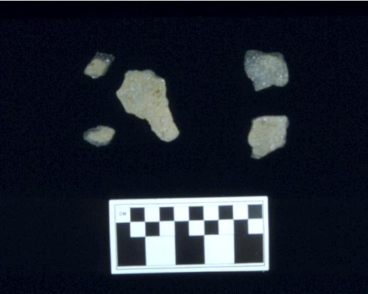 Native American Pottery from Early Levels at 535 Conti