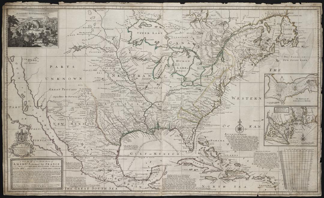 Map of New France