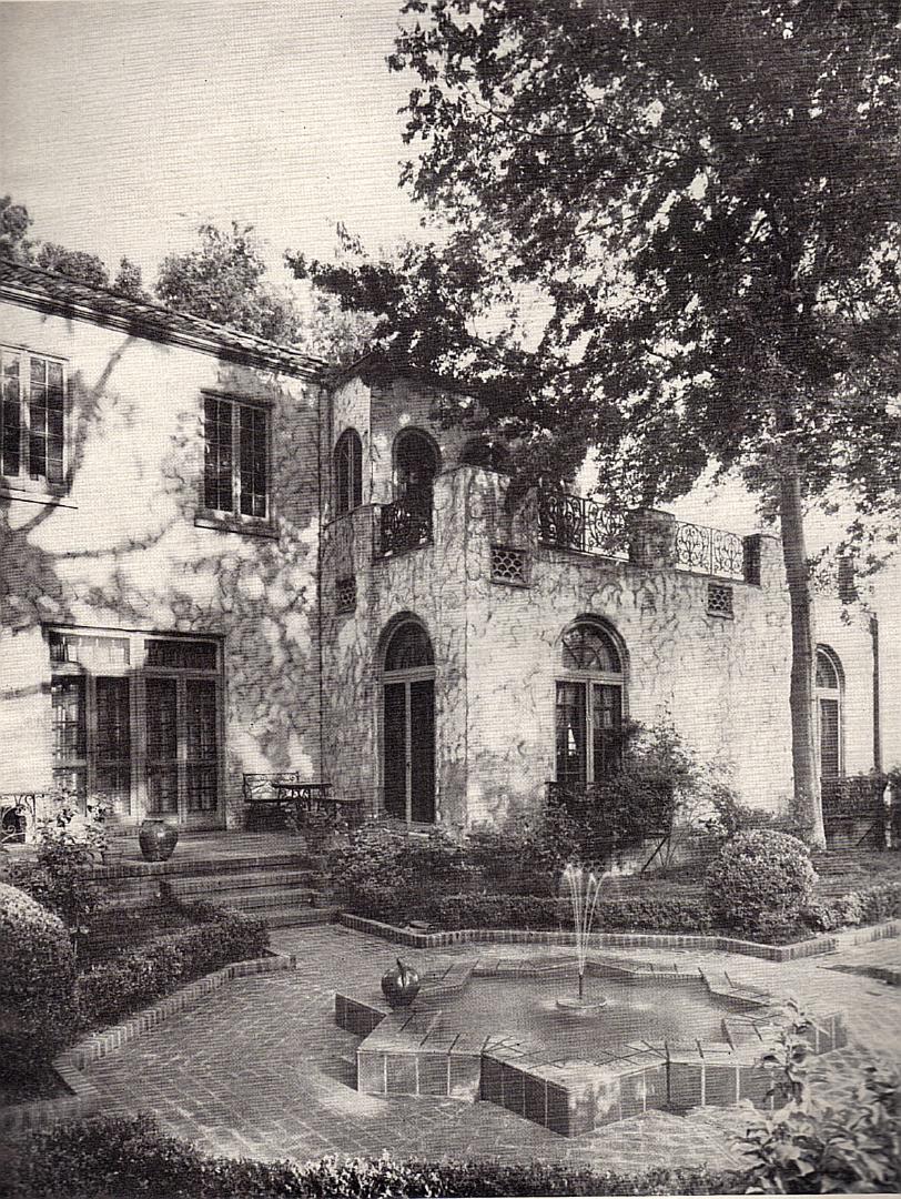 Senior Patio, Ridgewood Preparatory School, 1948