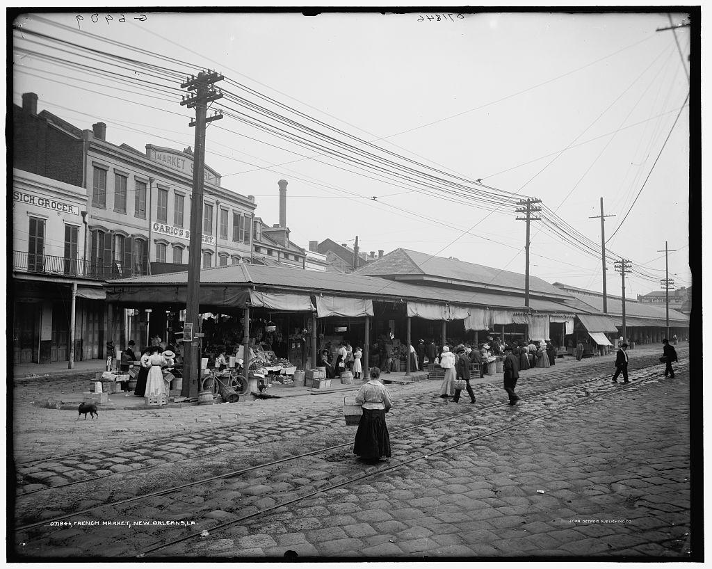 French Market, New Orleans, La. Louisiana New Orleans, ca. 1910.