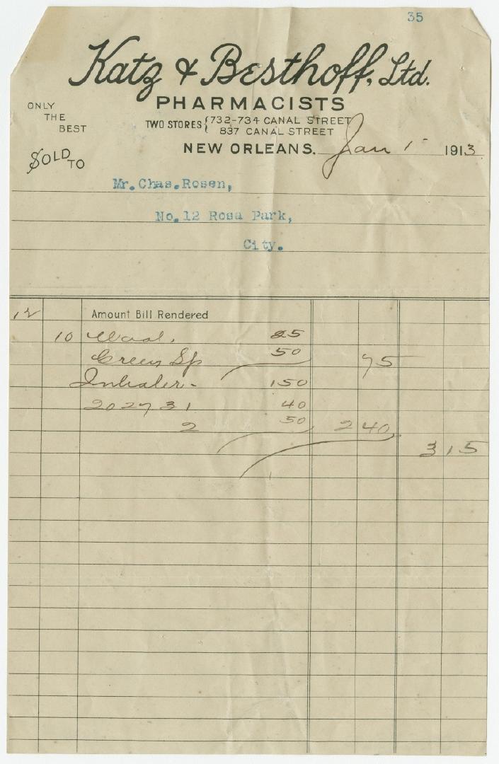 K&B Receipt