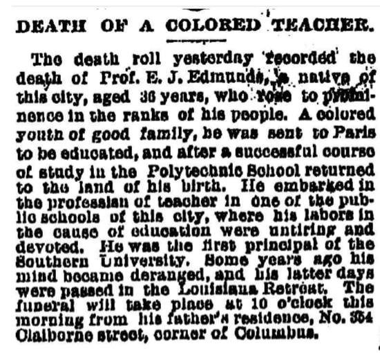 Edmunds' Obituary.
