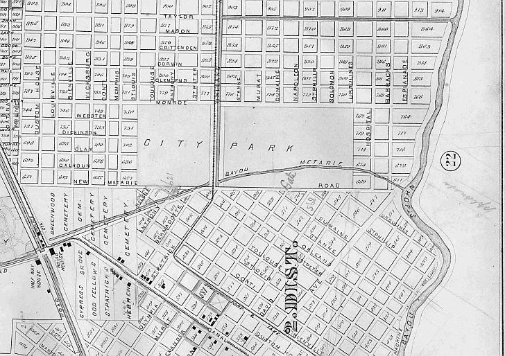 City Park in 1883