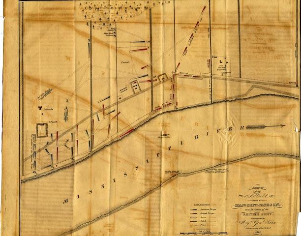 Sketch of an Attack made by Major Gen. Jackson