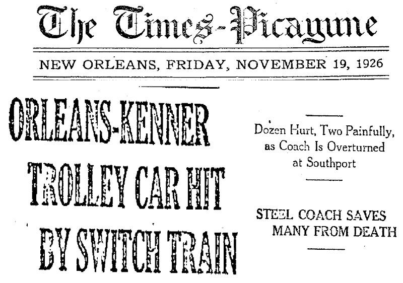O-K Line: Railroad Collision at Southport, 1926