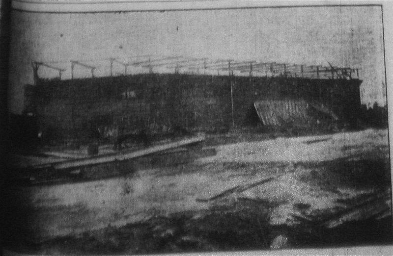 Wind Damage from the 1909 Hurricane.