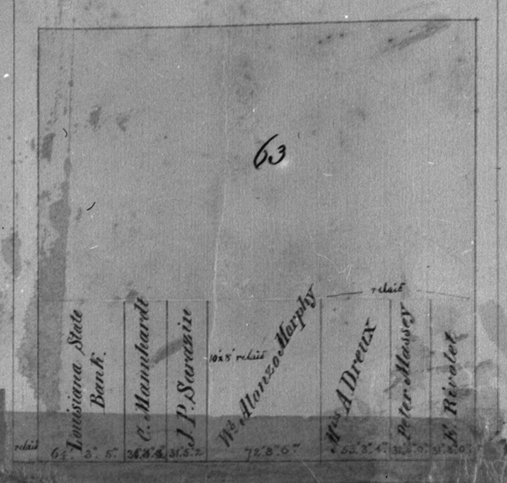 1859 map depicts Morphy House, 417 Royal Street