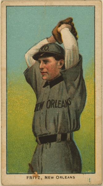 Charles Fritz Baseball Card