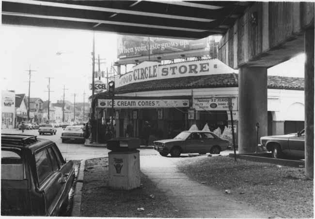 "NBR Announcement, Circle Food Store, North Claiborne and St. Bernard, 1979."