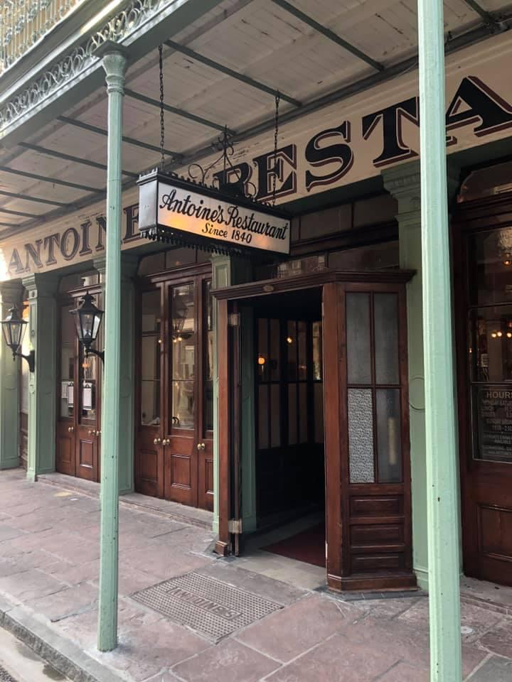 Entrance to Antoine's Restaurant