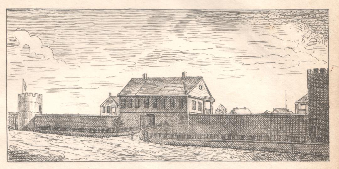 Earliest depiction of Jackson Barracks