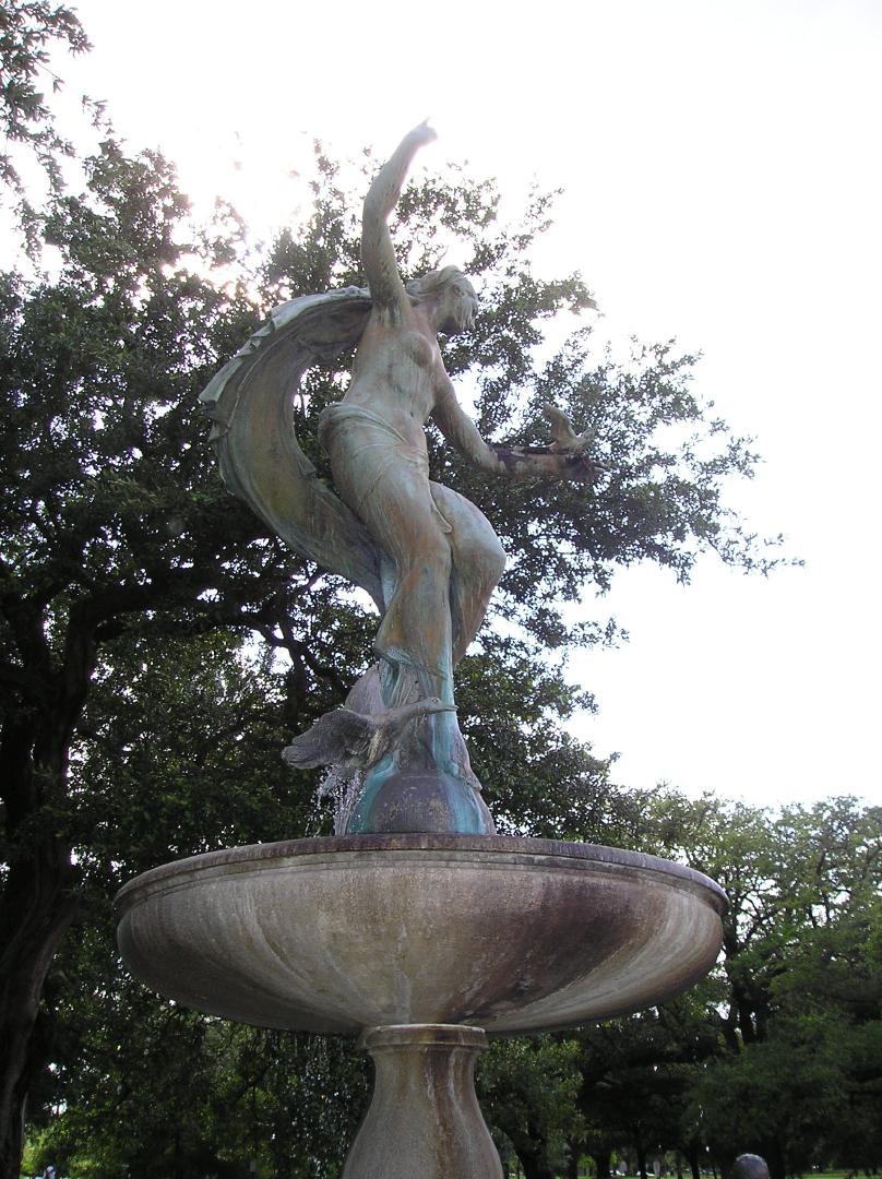 Gumble fountain statuary, 1920s