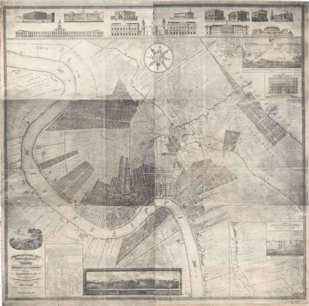 Map of the city of Carrollton