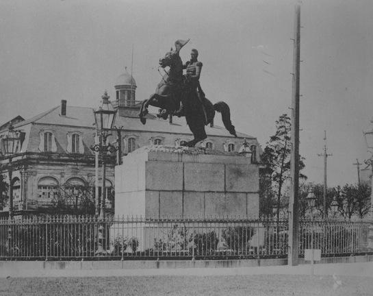 Presbytère from Jackson Square, circa 1900