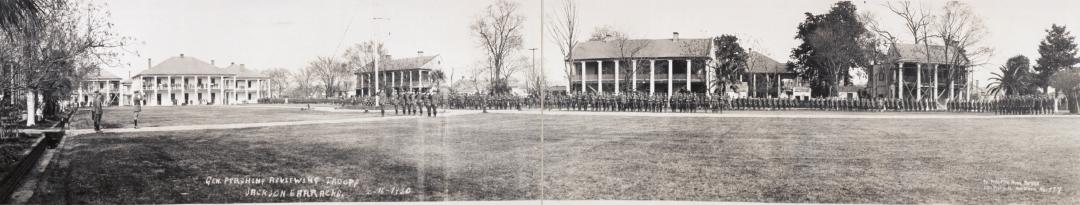 Reviewing the Troops. February 16, 1920