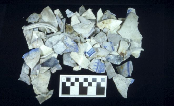 Burned Pottery from 1794 Fire Level