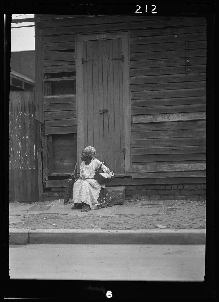 Praline vendor, circa early 1920s