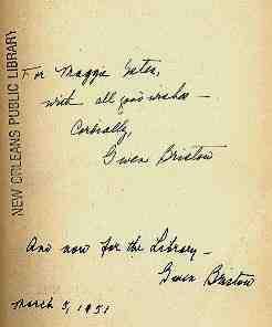 An inscribed copy of The Handsome Road (1938)