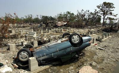 Lower Ninth Ward Levee Breaches in 2005