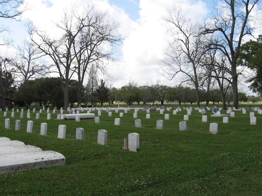 Patients' Cemetery at Carville, the National Leprosarium. .