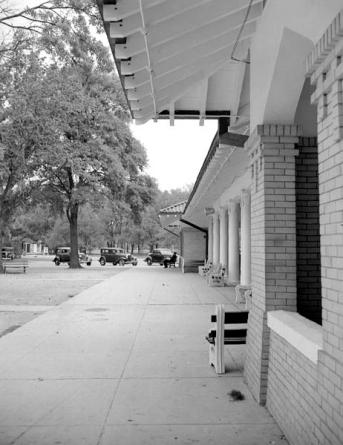 Alongside the Casino Building.