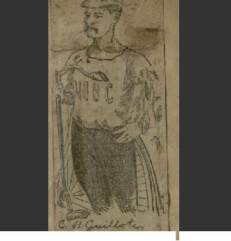 First Cycling Races Held on a Track in New Orleans 1887