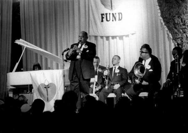 Emma Barrett and her Band at the Benefit of United Heart Fund at Royal Orleans Hotel, January, 1965