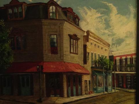 Rougelot Department Store, Painting by Claire Rougelot Delhom