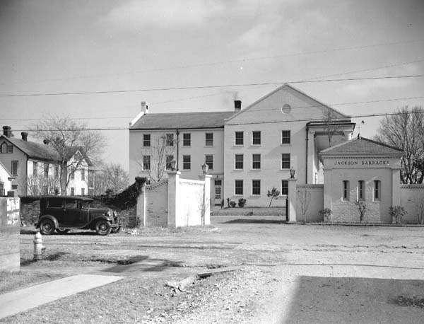 Entrance to Jackson Barracks, January 27, 1940