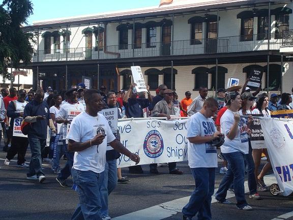 Avondale Save Our Shipyard March