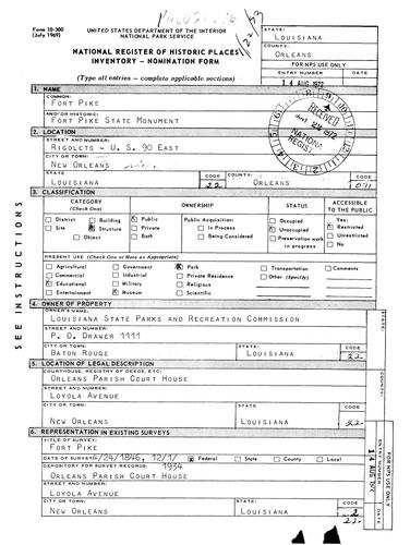 A form with a stamped seal on it.